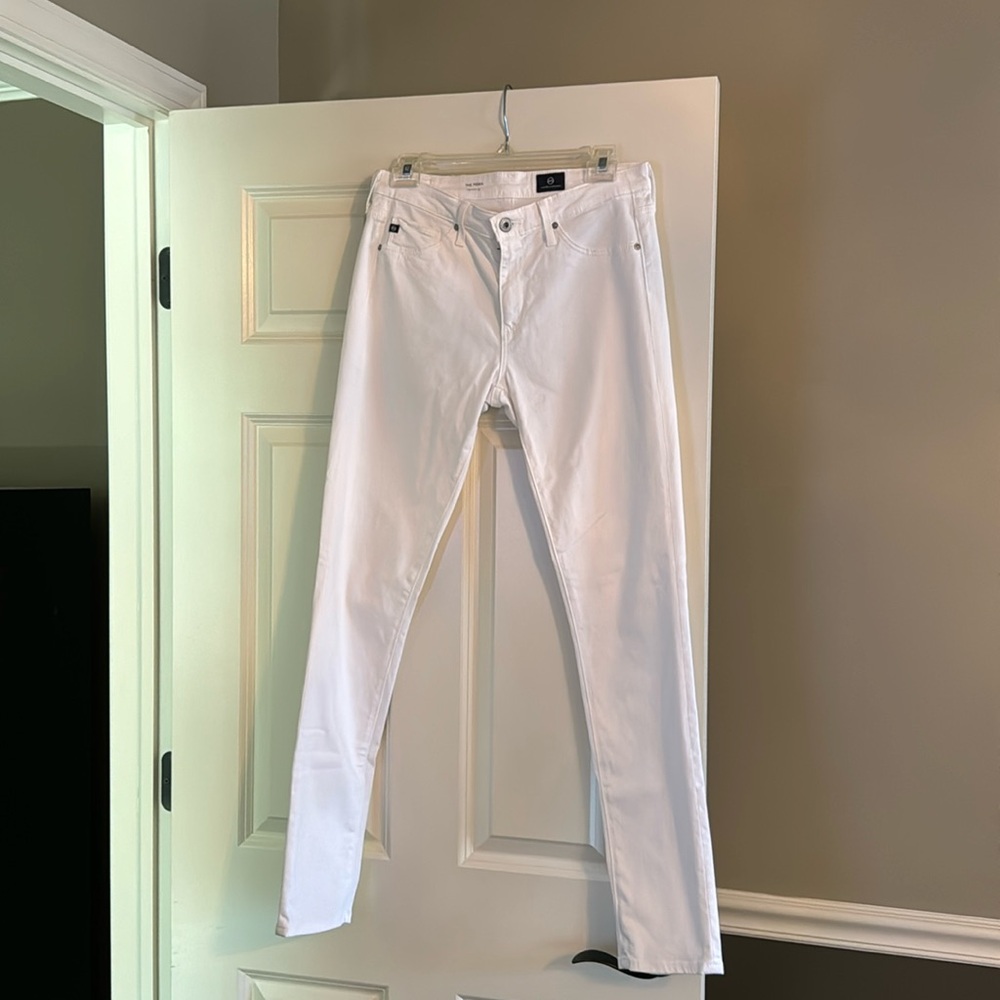 AG white Jeans, The Prima, cigarette leg, size 27 regular